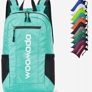 WOOMADA 16L Ultra Lightweight Packable Water Resistant Travel Hiking Backpack